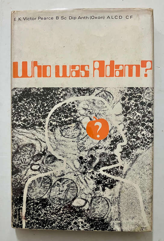 Who Was Adam? - EK Victor. Hardcover w dj. 1st Ed. 1969