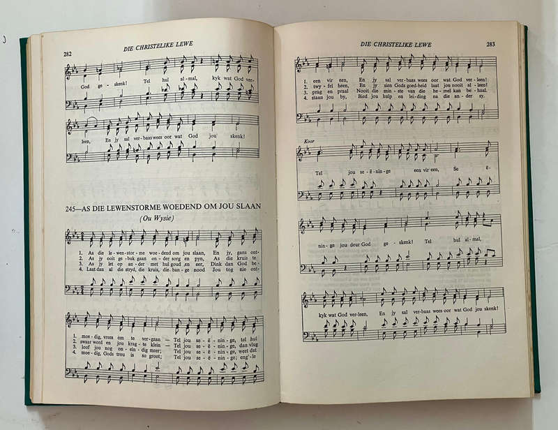 Die Halleluja in groot formaat met bladmusiek - Hardeband geen sj, 6e Druk 1965