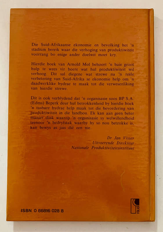 Motiveer Jou Plaasarbeider - Arnold Mol. Hardeband geen sj, 1e Uitg. 3e Dr. 1984