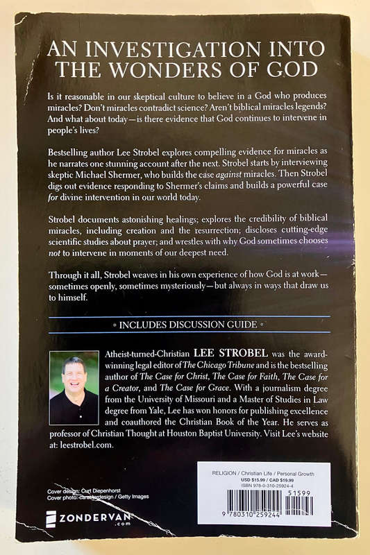 The Case for Miracles - Lee Strobel. Softcover. 1st Ed. 2018
