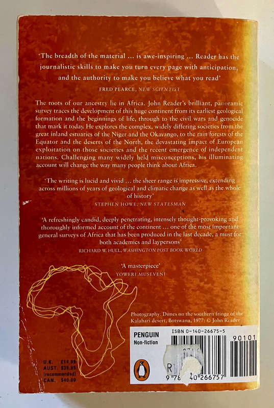 Africa: A Biography of the Continent - John Reader. Softcover. 1st Penguin Ed. 1998