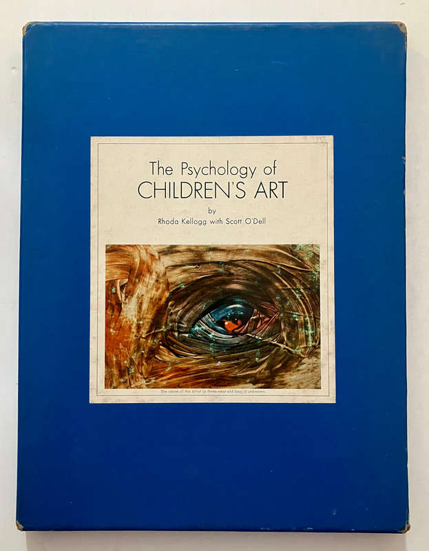 The Psychology of Children's Art - Rhoda Kellogg & Scott O'Dell. Hardcover w slipcase. 1967