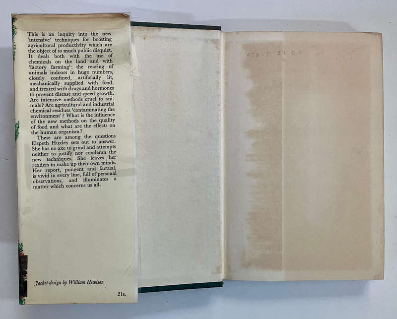 Brave New Victuals: An Inquiry Into Modern Food Production - E Huxley. Hardcover w dj. 1st Ed. 1965