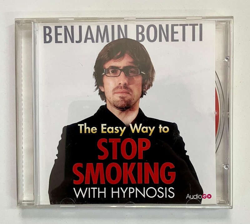 The Easy Way To Stop Smoking With Hypnosis - Benjamin Bonetti. CD (Audiobook). 2013