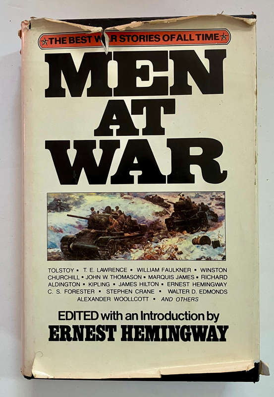 Men at War - Ernest Hemingway (Ed.) Hardcover w dj. Bramhall Edition. 1979