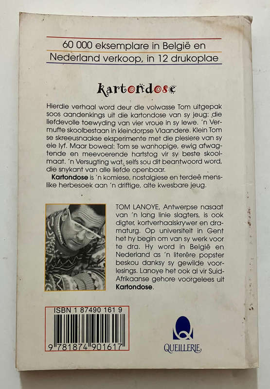 Kartondose - Tom Lanoye. Sagteband, 1e uitg. 1e dr. 1996