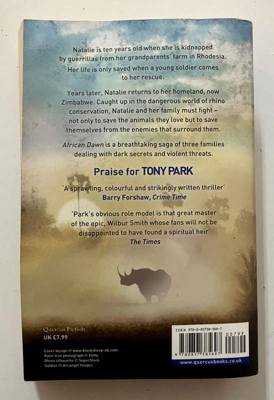 African Dawn - Tony Park. Softcover, 1st UK Ed. 2011