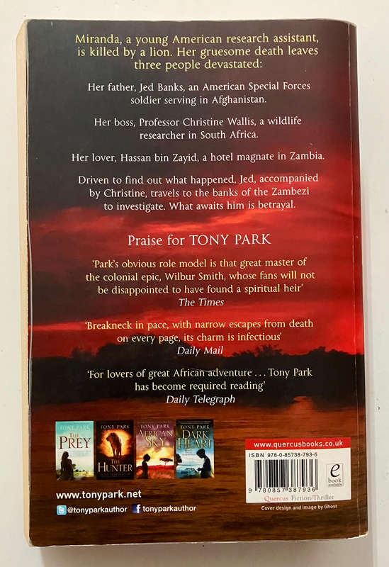 Zambezi - Tony Park. Softcover, 1st UK Ed. 2011