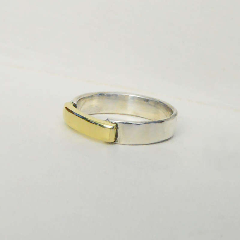 Mixed Metals Ladies Ring