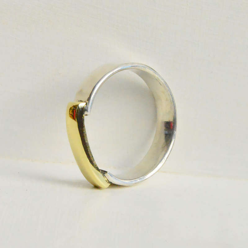 Mixed Metals Ladies Ring