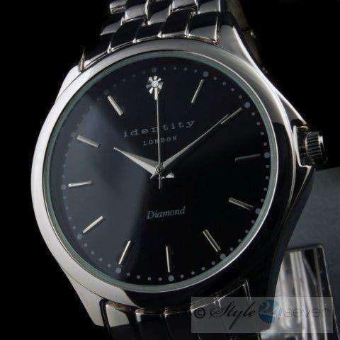 IDENTITY - Authentic Branded Gents Diamond Watch - Damaged Mechanism