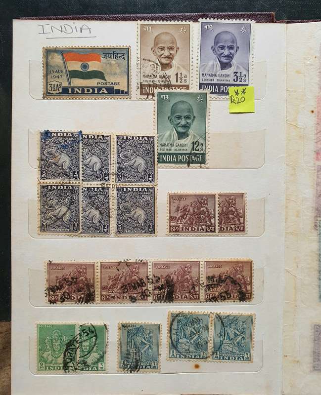 STAMP LOT - INDIA, PAKISTAN, BAHAWALPUR