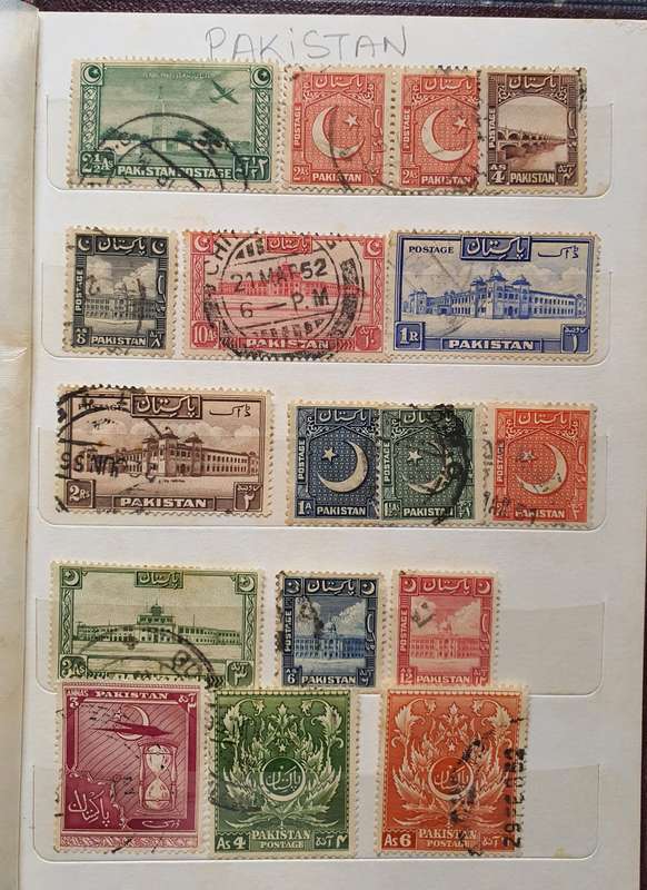 STAMP LOT - INDIA, PAKISTAN, BAHAWALPUR