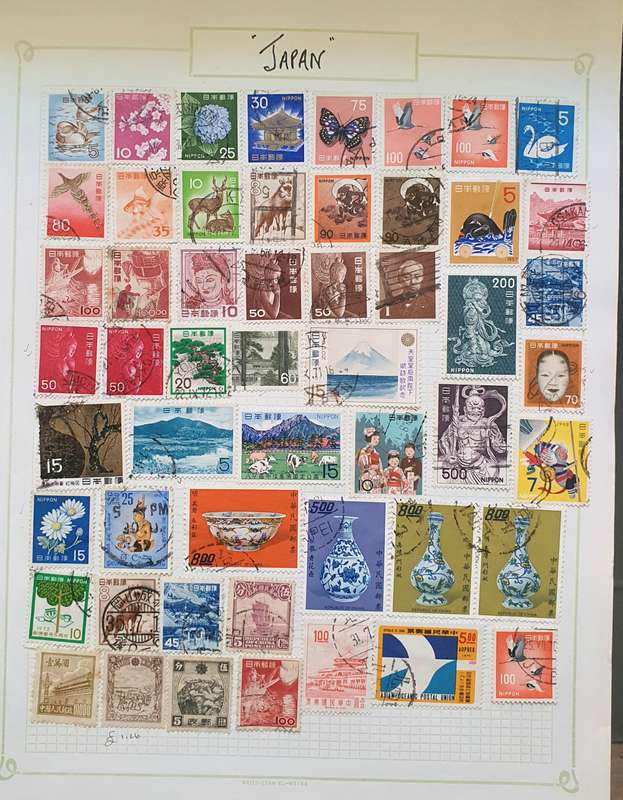 Stamps of China and Japan - various