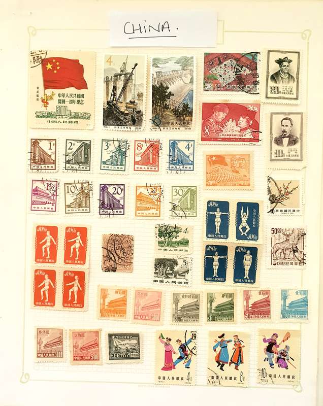 Stamps of China and Japan - various
