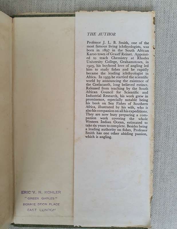OLD FOURLEGS, The Story Of the Coelacanth- JLB Smith