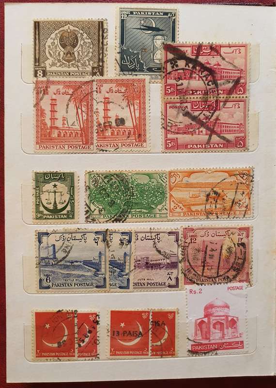 STAMP LOT - INDIA, PAKISTAN, BAHAWALPUR