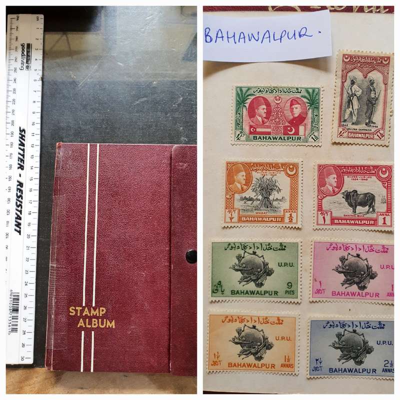 STAMP LOT - INDIA, PAKISTAN, BAHAWALPUR