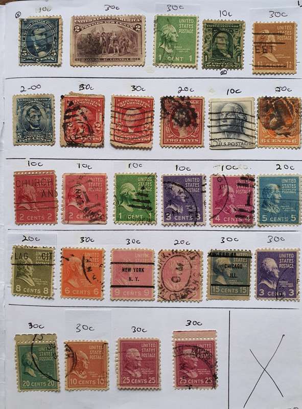 USA STAMP LOT