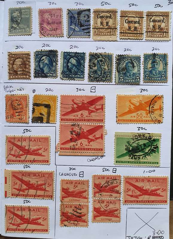 USA STAMP LOT
