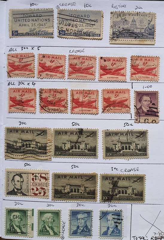 USA STAMP LOT