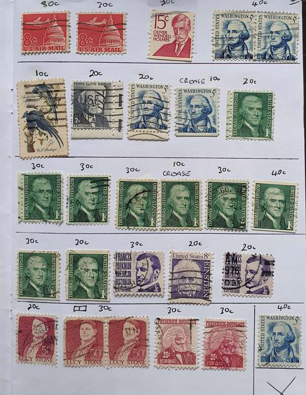 USA STAMP LOT