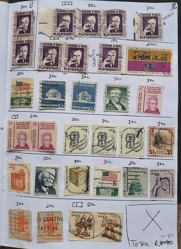 USA STAMP LOT