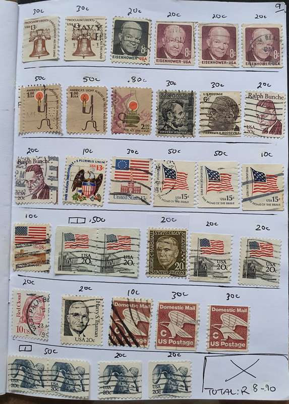 USA STAMP LOT
