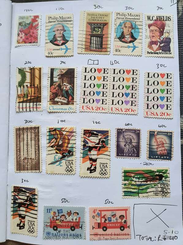 USA STAMP LOT