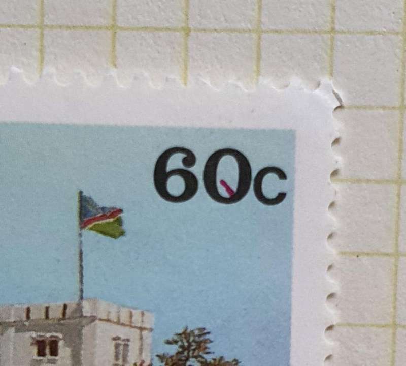 1991 NAMIBIA STAMP LOT (2 X SETS) WITH POSSIBLE FLAW?