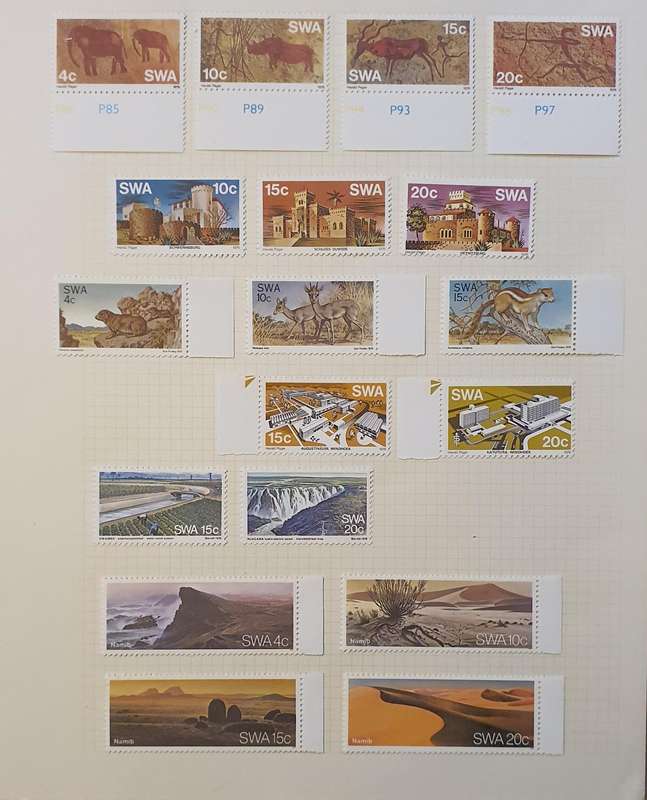 SOUTH WEST AFRICA MINT(NH) STAMP LOT