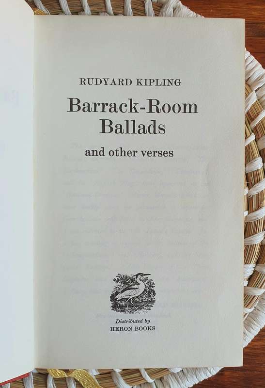 BARRACK-ROOM BALLADS - Rudyard Kipling