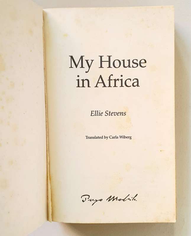 MY HOUSE IN AFRICA - ELLIE STEVENS
