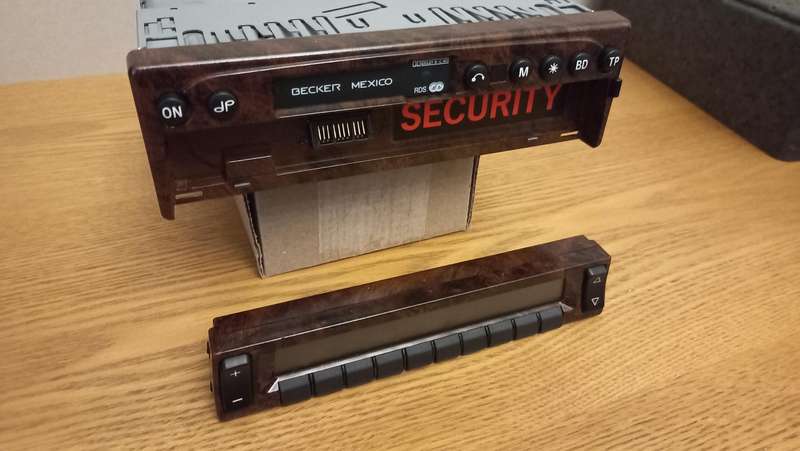 NEW old stock Becker Mexico 2330 radio cassette with wood facia