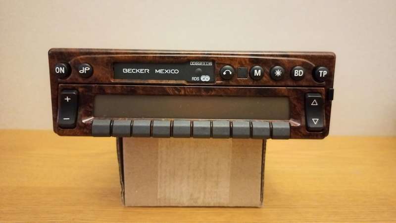 NEW old stock Becker Mexico 2330 radio cassette with wood facia