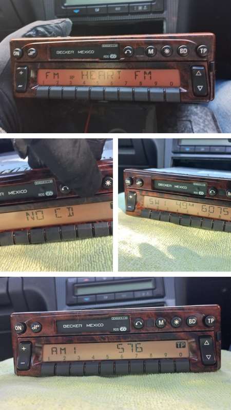 NEW old stock Becker Mexico 2330 radio cassette with wood facia