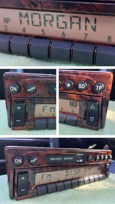 NEW old stock Becker Mexico 2330 radio cassette with wood facia