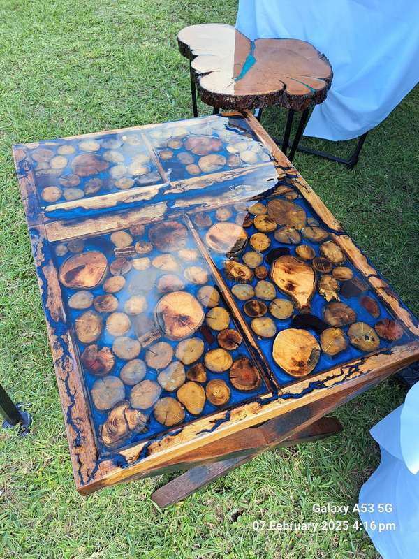 Refurbished Epoxy coffee table (Urgent sale)