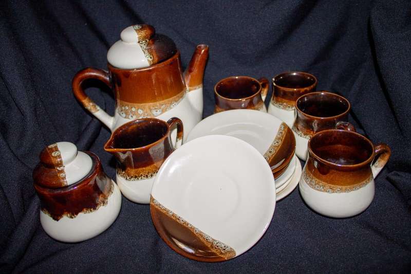 Vintage Gailstyn Sutton Brittany Stoneware tea set