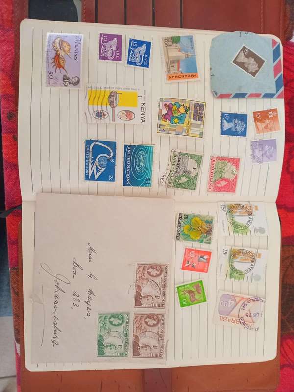 Variety of stamps