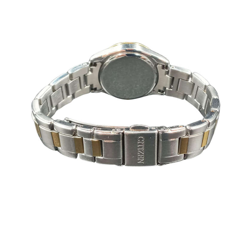 Citizen Women's Regent 28 Diamond Stainless Steel & Gold IP Watch - Eco Drive