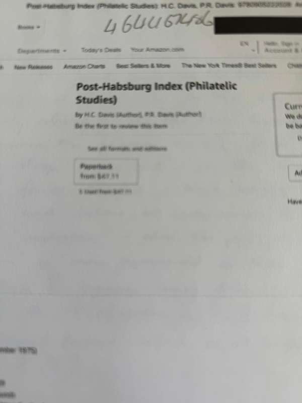 Philatelic studies -Hapsburg Postal History Index