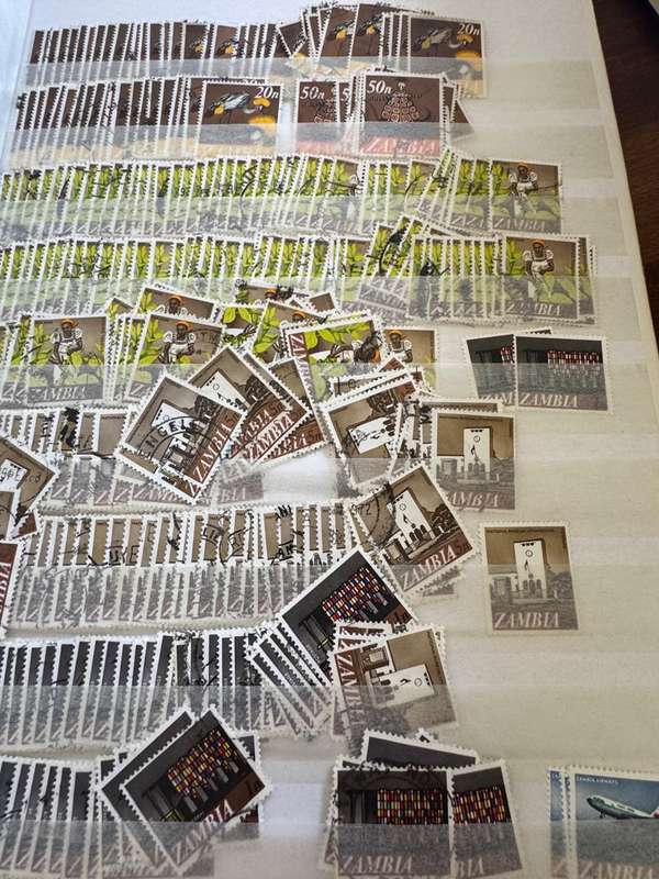 ZAMBIA  stamps for sale /32 page album