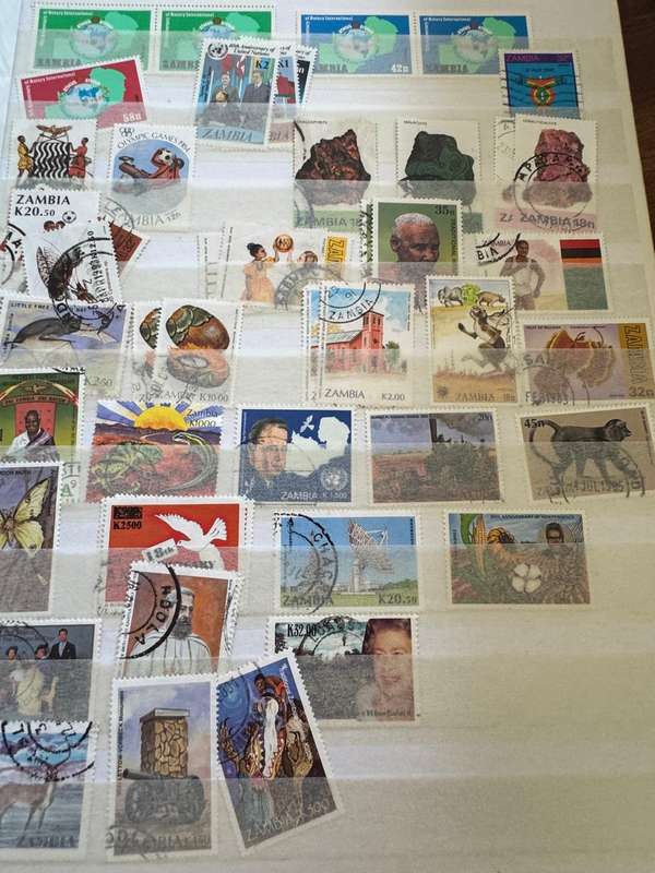 ZAMBIA  stamps for sale /32 page album