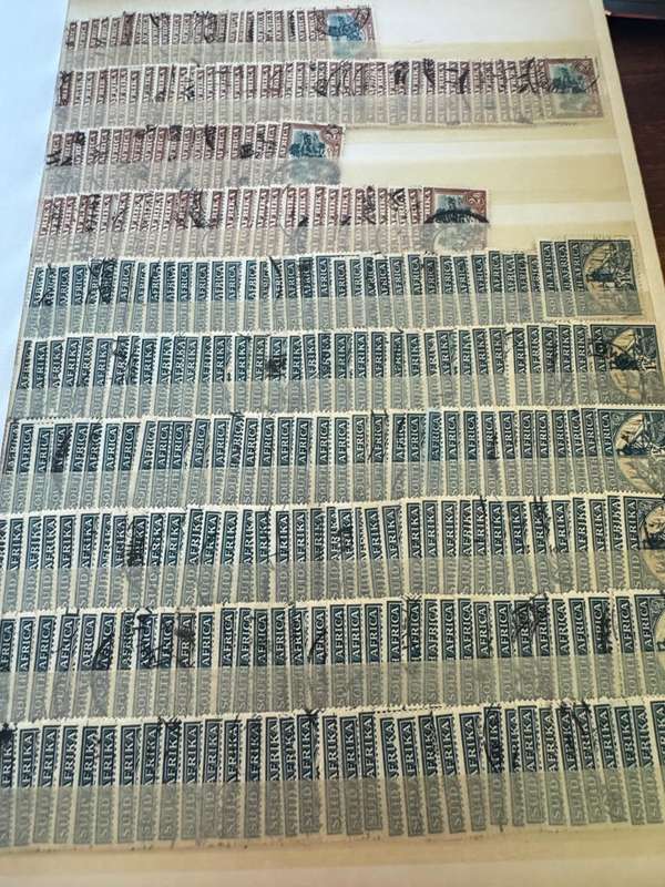 Union of South Africa Stamps  16 pages
