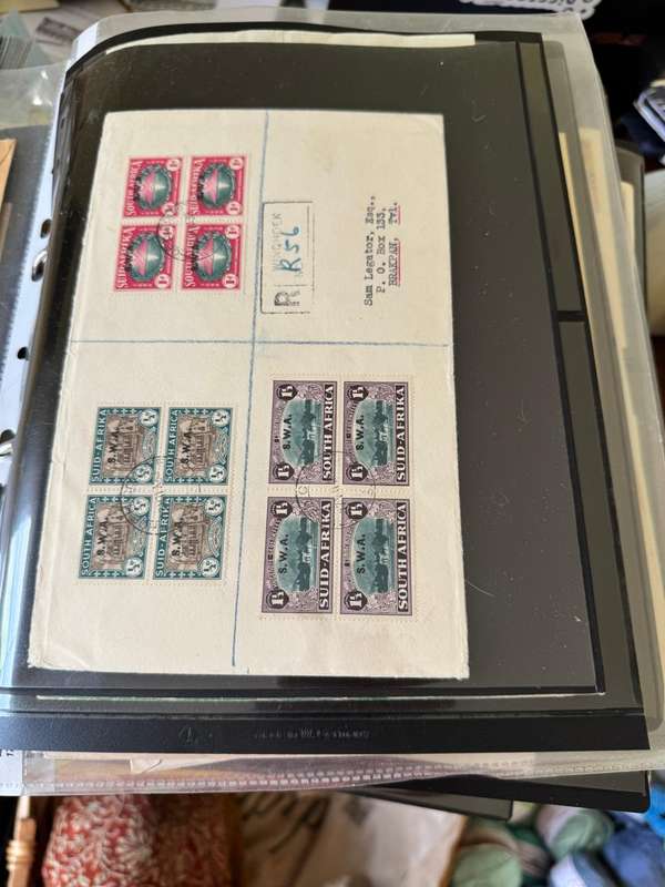 SOUTH WEST AFRICA FIRST DAY COVERS AND POSTCARDS