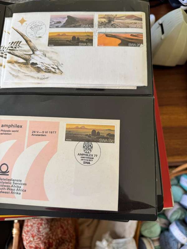 SOUTH WEST AFRICA FIRST DAY COVERS AND POSTCARDS