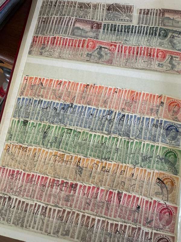 Britain and Swaziland stamps