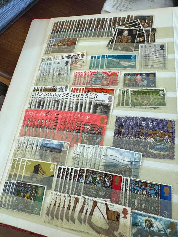 Britain and Swaziland stamps