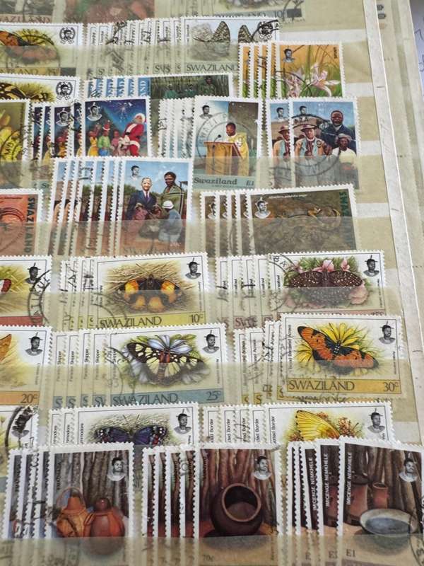 Britain and Swaziland stamps